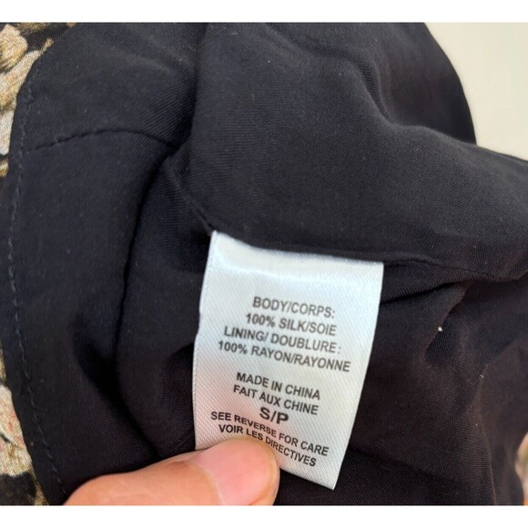 Cami NYC Hedy Ruffled Floral Silk Chiffon Midi Dress Size S Y2K Fairy Whimsigoth - Picture 15 of 16